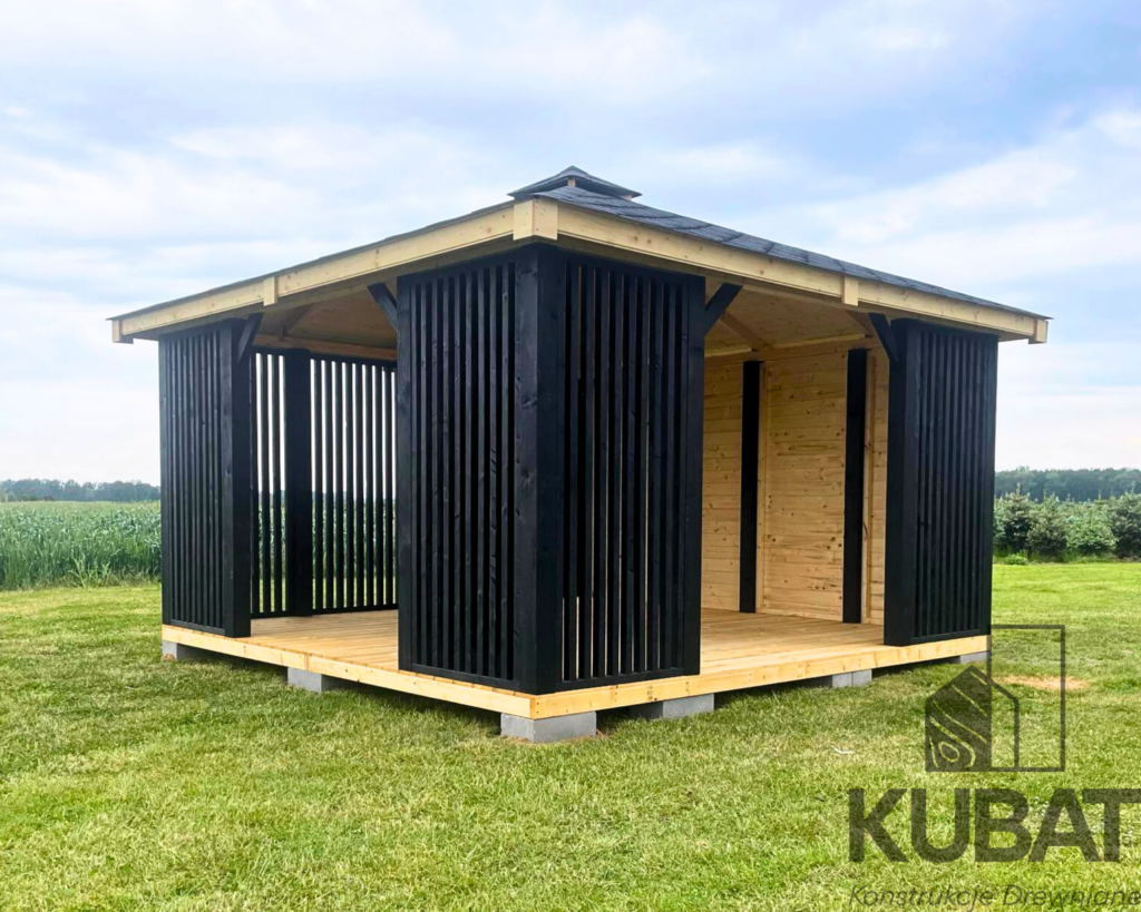 altana z lamelami nowoczesna