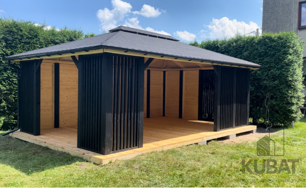altana w nowoczesnym stylu 4x6 altana drewniana