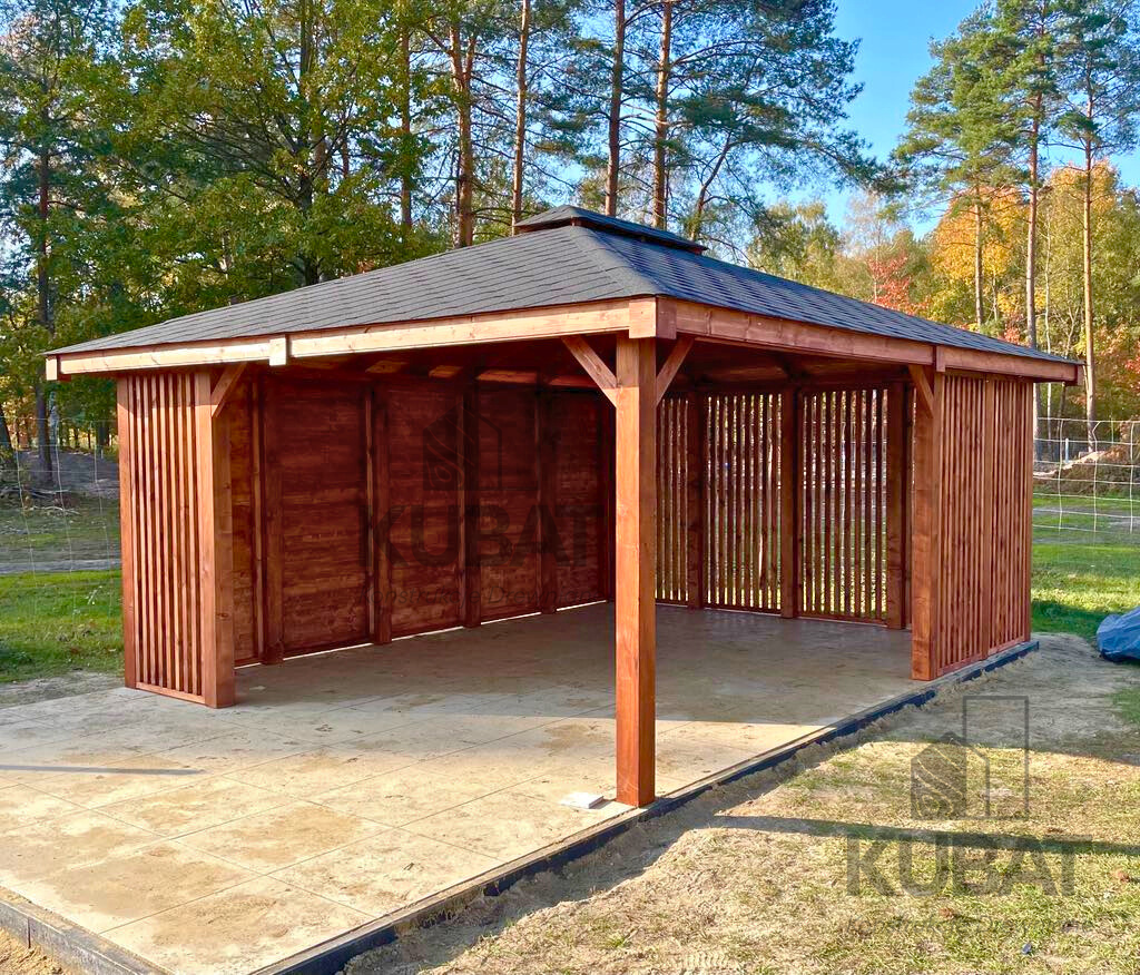 altanka drewniana nowoczesna 4x5