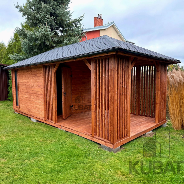 domek z altana lamelowa 3x6