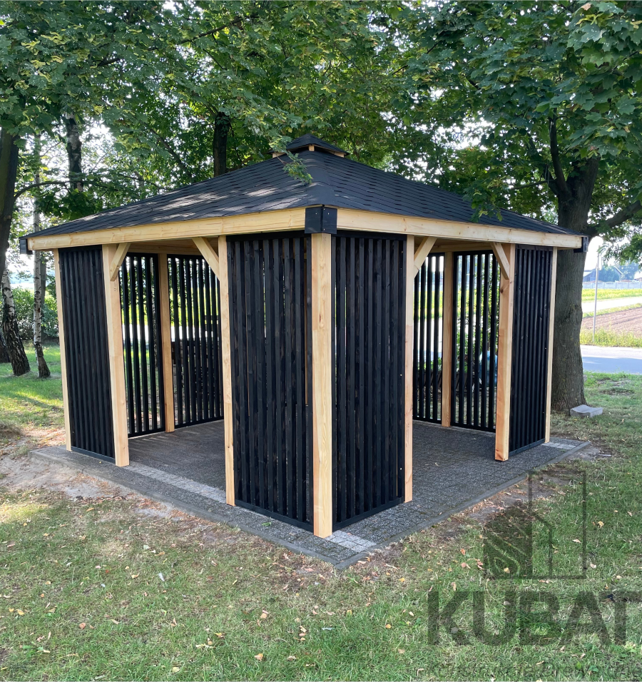 Altana 3x3 nowoczesna z lamelami