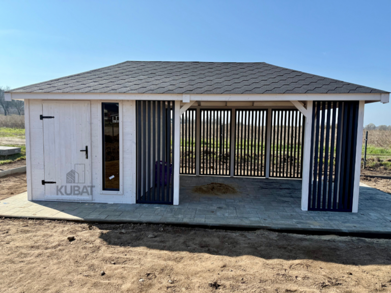 domek z altana 3x6 czarno biały