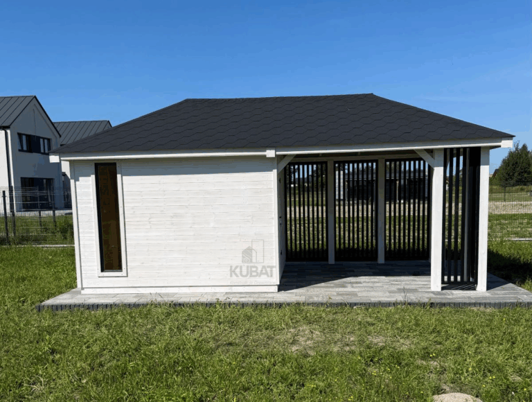 Domek drewniany na działke rod z altana