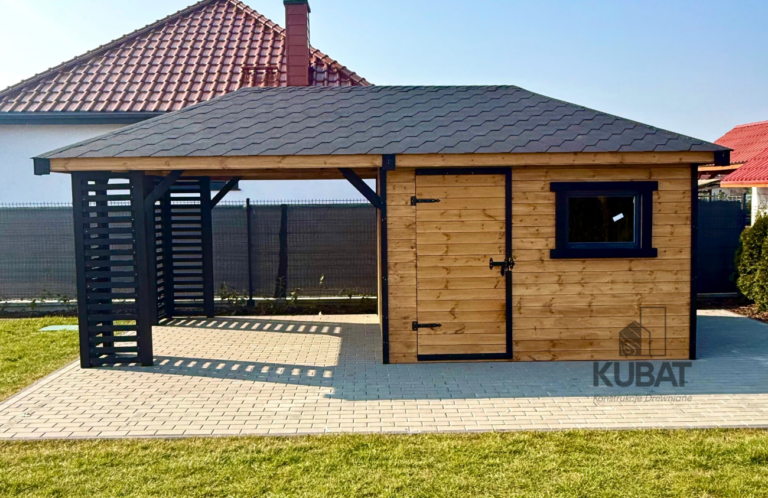 Domek ogrodowy z altana 3x6